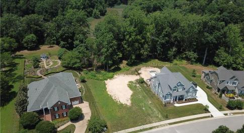 Lot 85 Tindall's Court backs up to trees and marsh