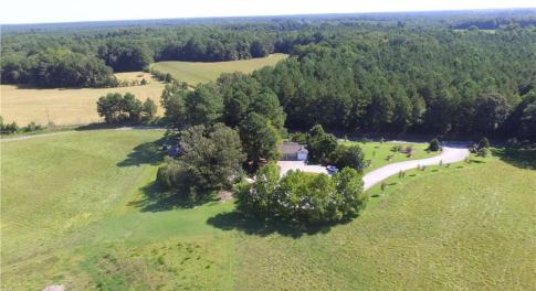 The lot is adjacent to the home parcel