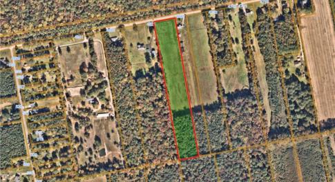 6 acres of cleared, surveyed and appraised land