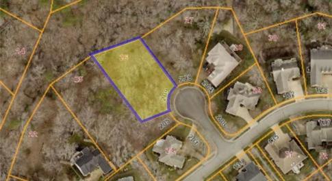 Lot backing to greenspace
