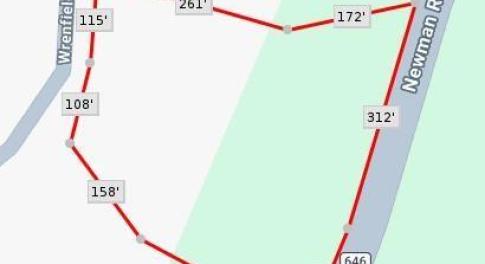 Map. Illustrating the boundaries and dimensions of the property from tax records.