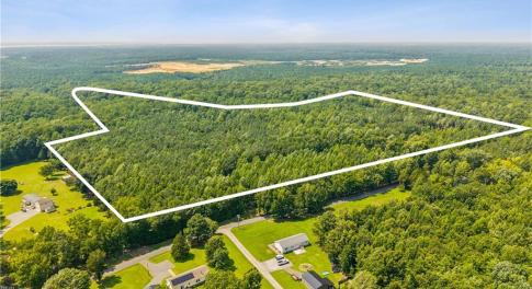 42.99 wooded acres with stream on paved road