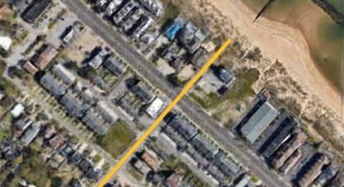 Large lot is 3 blocks from the Bay & has approved plans for a 3 story home with 4 bedrooms, 3.5 baths w/ 2 balconies w/ water views!