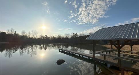Fully engineered 2+ acre pond, 20+ft deep with aerators and feeders to support the smallmouth bass, brim and shellcracker habitat.