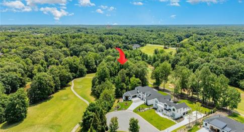 Last lot on the end of the cul-de-sac