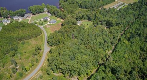 Harborgate Dr aerial view of lot