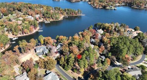 Aerial View of Lot and Lake