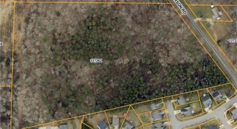 Birds eye view of the proposed subdivision.