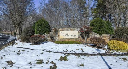 Subdivision Sign at Entrance