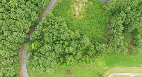 Overhead view of the property-Lot 24, Oak Tree Lane, Blanch, NC 27212.