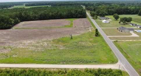 Aerial view featuring a rural view