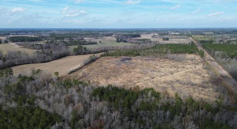 Bird's eye view featuring a rural view