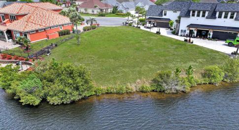 Drone / aerial view with a residential view and a