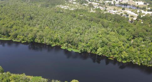 Aerial overview of property's location featuring a