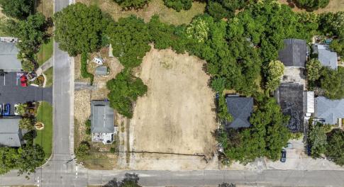 Aerial overview of property's location