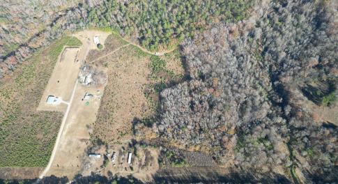 Aerial view of property and surrounding area