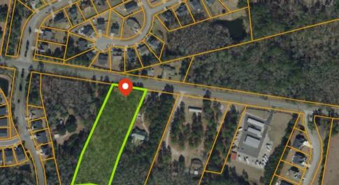 Aerial overview of property's location featuring p