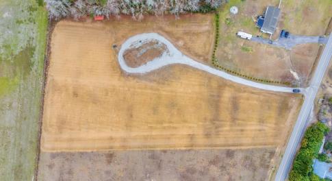 Aerial view of property's location