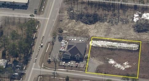 Map / location with property parcel outlined