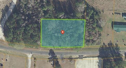 Map / location with property parcel outlined