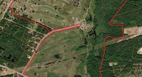Map / location with property boundaries highlighte