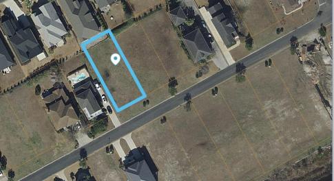 Map / location with property boundaries highlighte