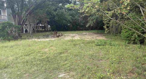 View of yard with view of scattered trees