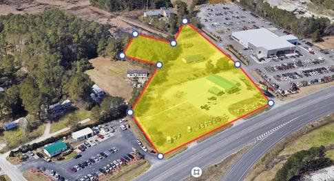 Aerial view of property and surrounding area featu