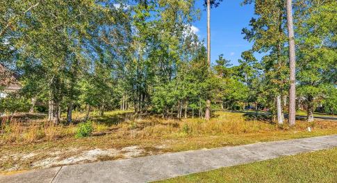 View of yard featuring view of wooded area