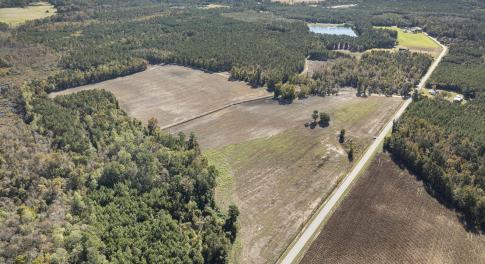 View of property location featuring a heavily wood
