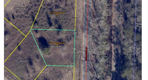 Map of property location with property boundaries