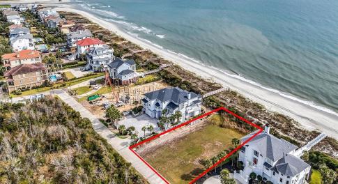 Aerial view of property's location with unending s