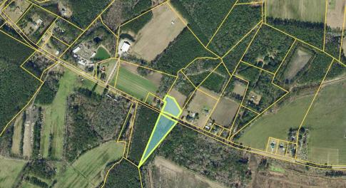 Aerial view of property's location featuring prope