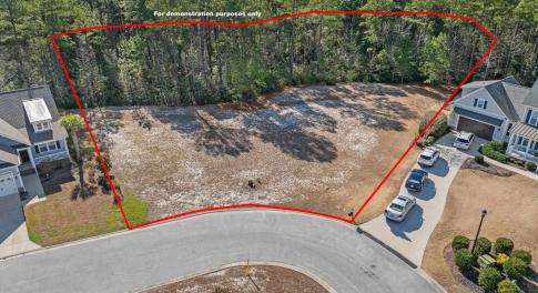 Aerial view of property's location featuring prope