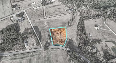 Map / location with property boundaries highlighte