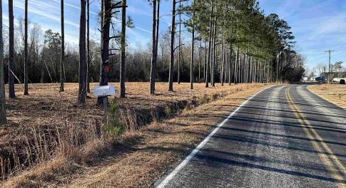 View of asphalt street