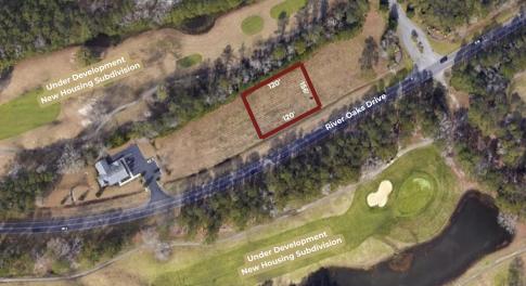 Aerial overview of property's location with proper