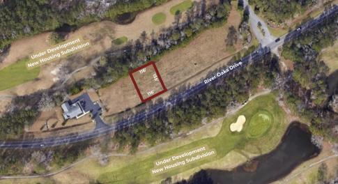 Map of property location with property parcel outl