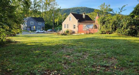 View from lot out toward the street & Carter's Mountain
