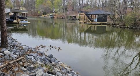 Waterfront lot view
