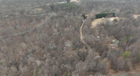aerial view in horseshoe