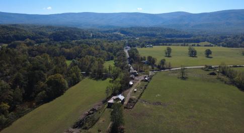 Aerial View with rt 18