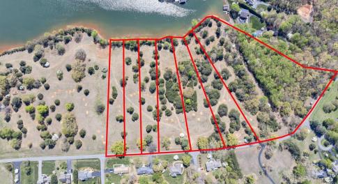 Lots 1-7 Highlighted Aerial