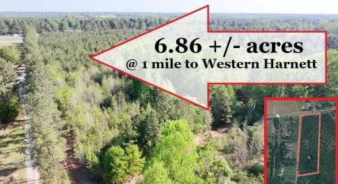 6+ acres - Western Harnett Co