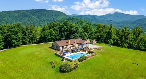 Drone of Back of Home