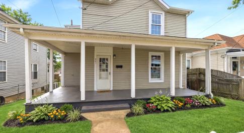 This is what your front yard could look like. Current condition is shown in photos below.