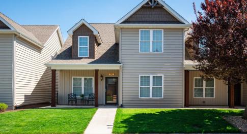 Similar to photo same unit without trees in front.